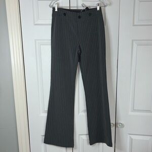 Gray Pinstripe Women's Jumpsuit